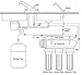 Applied Membranes Inc. 5-Stage Reverse Osmosis Water Filter System, 50-Gallon Capacity