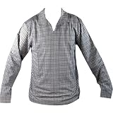 Kenneth Cole New York - NEW Mens Kenneth Cole Long Sleeve Shirt Crosshatch Gray