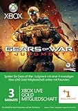 Xbox Live - 3 + 1 Monate Gold-Mitgliedschaft - im Design von Gears of War: Judgment [Online Code]