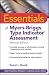 Essentials of Myers-Briggs Type Indicator Assessment (Essentials of Psychological Assessment)