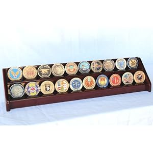 56 Challenge Coin Casino Chip Display