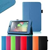 FINTIE (Royal Blue) Slim Fit Folio Stand Leather Case Cover for Google Asus Nexus 7 Inch Android Tablet -9 Color Options