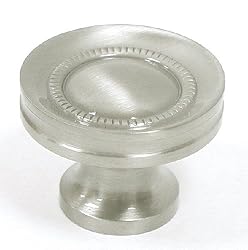 Top Knobs-Somerset Collection M292 Button Faced Knob in Brushed Satin Nickel