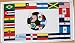 South American Soccer Flag - 3 foot by 5 foot Polyester (NEW)