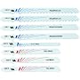 Vermont American 30634 8-Piece Bi-metal T-shank Jig Saw Blade Set