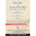 Heurs et malheurs du trou du cul : Suivi de Po�mes satiriques et burlesques