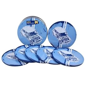 Haynes Set of 6 Coasters in a Tin - Mini