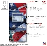 iPod Mini Tune Tattoo Skin Kit - Old Glory Liberty - By TuneTattooz