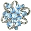 Pugster Atom Flower Brooch