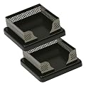 Distinctions Note Holder: Punched Metal/ Black - 2-ea.