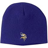 NFL Men's End Zone Uncuffed Knit Hat - K173Z (Minnesota Vikings, One Size Fits All)