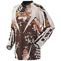 Fox Racing HC Skull Youth Boys Off-Road Motorcycle Jersey - Color: Brown, Size: KSmall