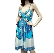 New Sexy Unique Satin Print Cocktail Dress