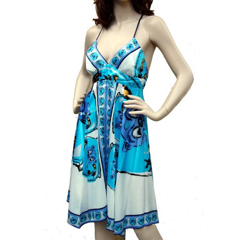 New Sexy Unique Satin Print Cocktail Dress onSale New Sexy Unique Satin Print Cocktail Dress onSale