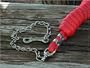 Poly Lead Ropes with Chain (35-2120) Red (S2)