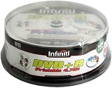 Infiniti® Printable 8x DVD+R (PLUS) Blank / Recordable 4.7GB DVDS (25pk)