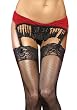Garter Belt Thong With Beaded Tassels