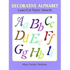 Decorative Alphabet Laser-Cut Stencils