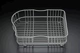 Kohler K6603R-7 Drainer Basket Wire Rinse Basket Black Black