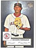 2007 Topps 52 92 Devern Hansack RC (Baseball Cards) Boston Red Sox (RC - Rookie Card)