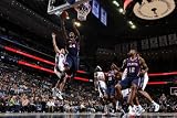 Atlanta Hawks v New Jersey Nets: Marvin Williams and Jordan Farmar Sports Photographic Poster Print by Jesse D. Garrabrant, 16x24