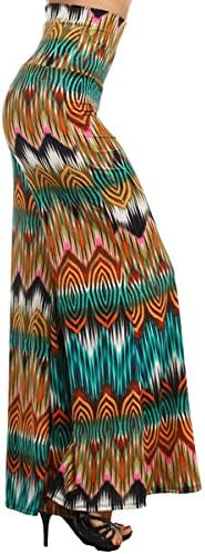 Tribal Printed Palazzo Pants Plus Size (3XL)