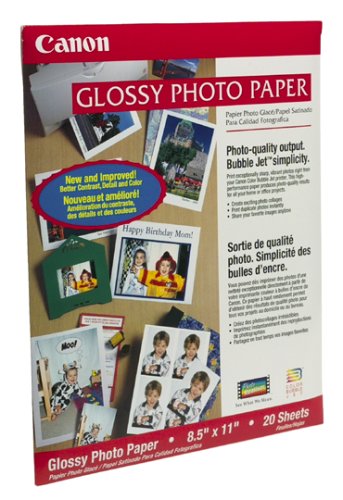 Office Product: Canon GP201 Glossy Photo Paper for Bubble Jet Color Printers  20 Sheets 