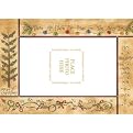 Folk Tree Border Boxed Christmas Cards (Pk of 2)