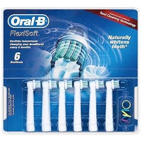 Oral-B Precision Clean Toothbrush Refills Replacement Heads, 6ea