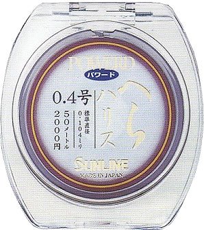 サンライン(SUNLINE) パワード ヘラハリス 50m ナチュラルクリア 0.2号