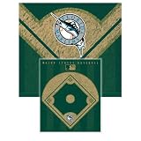 Florida Marlins Diamond Fleece Blanket