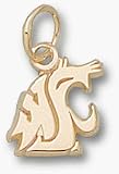 Washington State Cougars WSU Cougar Head Lapel Pin - 10KT Gold Jewelry