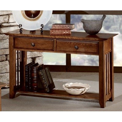 Oak Park Sofa Table Nutmeg Oak