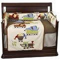 Cotton Tale Designs Animal Tracks 4-Piece Crib Bedding Set
