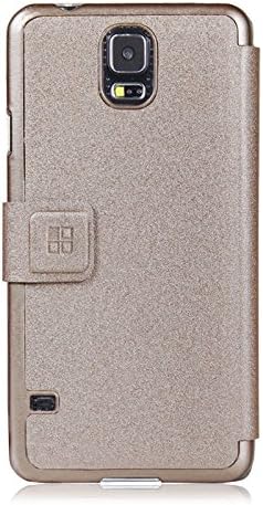 Samsung Galaxy S5 Wallet Case Noble Leather Series (Golden Sparkle)