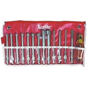 Xcelite 99PR: Xcelite Series 99 Roll-Up Canvas Kit, 14 Pieces