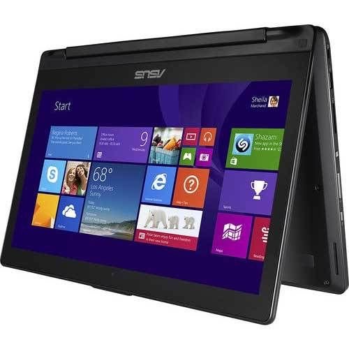 Asus 13.3 Inch Flip Convertible 2 in 1 Laptop with HD Touchscreen Display, Core i3-4030U Processor,6GB DDR3,500GB HDD,Windows 8(Certified Refurbished)