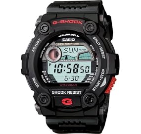 Casio #G7900-1 Men's Moon Tide Graph Chronograph Alarm Rescue G Shock Watch