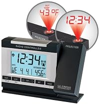 La Crosse Technology WT-5721U Projection Alarm Clock with Outdoor Temperature
