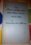 The voices of surrender and other poems 1979-1982