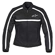 Alpinestars Stella Breeze Air Flo Women's Textile Street Racing Motorcycle Jacket - Black