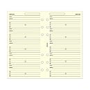FILOFAX Addresses Cotton Cream, Personal Size, 20 Sheets (B130253)