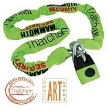MOTORCYCLE MAMMOTH THATCHAM SQUARE CHAIN 12MM X 1.8M WITH SHACKLE LOCK