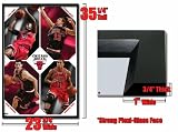 Framed Chicago Bulls Stars Poster Deng Noah Rose Fr4793