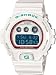 Casio G-Shock Alarm Mens Digital Watch White Resin Sneaker Fashion - Casio DW6900SN-7