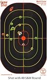 40 pack - 16" x 10" Reactive Splatter Targets - GlowShot - See Your Hits Instantly - Gun and Rifle Targets