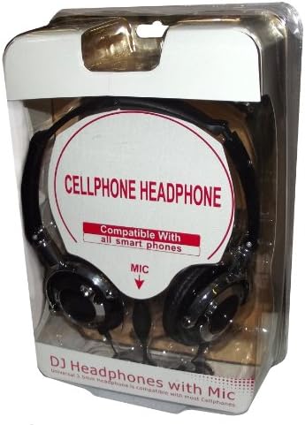 DJ Smartphone Heaphone with Mic-Black