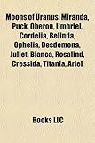 Moons of Uranus: Miranda, Puck, Oberon, Umbriel, Cordelia, Belinda, Ophelia, Desdemona, Juliet, Bianca, Rosalind, Cressida, Titania, Ar-