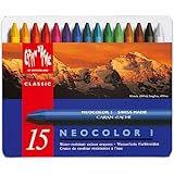 Neocolor I Water-Resistant Wax Pastels, 15 Colors