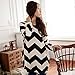 Lookatool® Women's Loose Stripe Long Sleeve Shirt Tops lady O-Neck Blouse